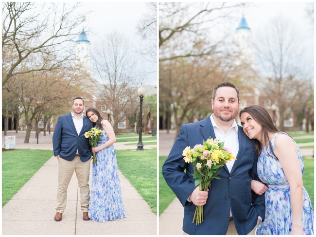 Sweet Spring engagement photos in Lancaster PA