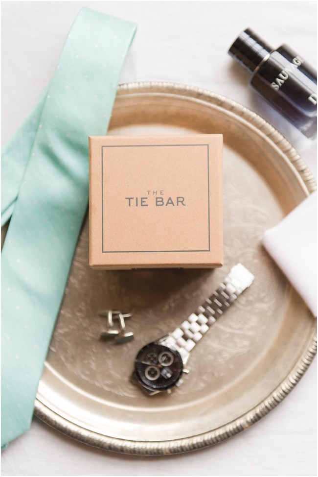 the tie bar, grooms details
