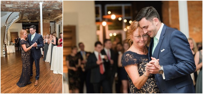 mother and son dance at excelsior wedding venue
