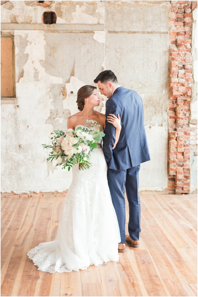 light and airy bride and groom photos