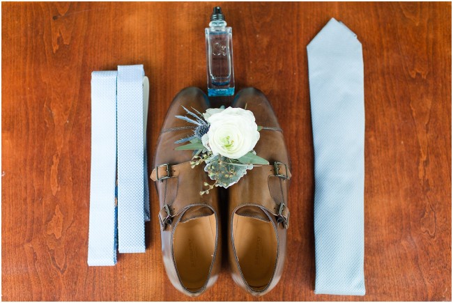 grooms prep details, styled grooms details, light blue tie and suspenders