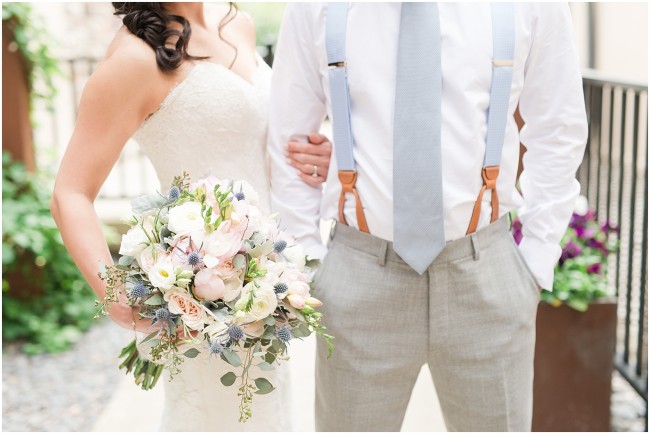 pastel wedding color details