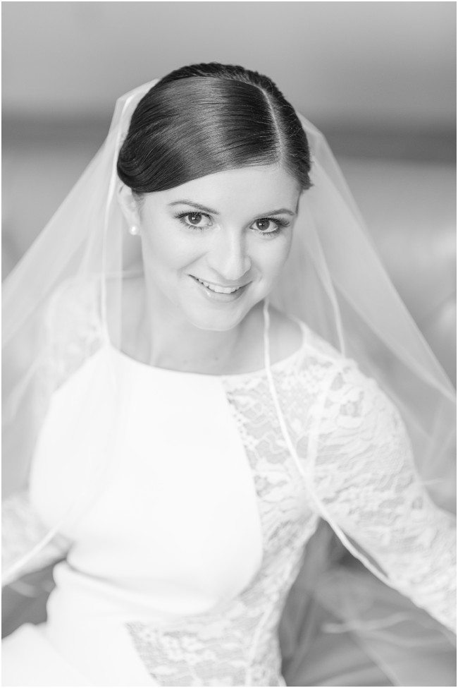 black and white wedding photos, bridal portraits