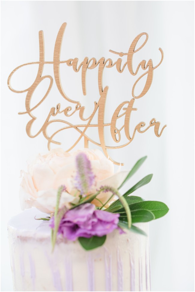 happily ever after wedding cake topper