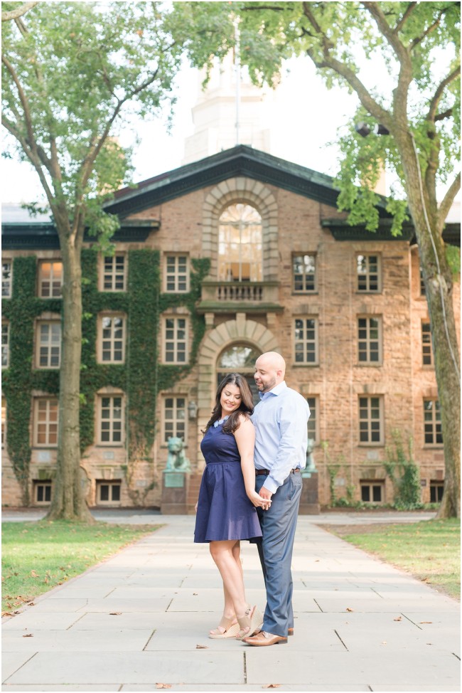Sweet couple at Princeton University