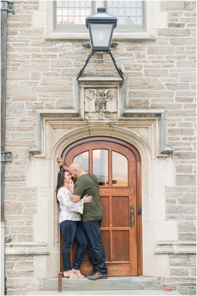 couple in doorway at Princeton University
