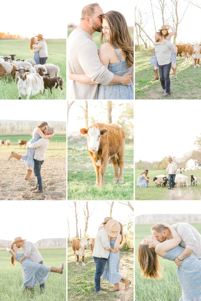 Fun farm engagement session with Susan Elizabeth Photography, a NJ wedding photographer