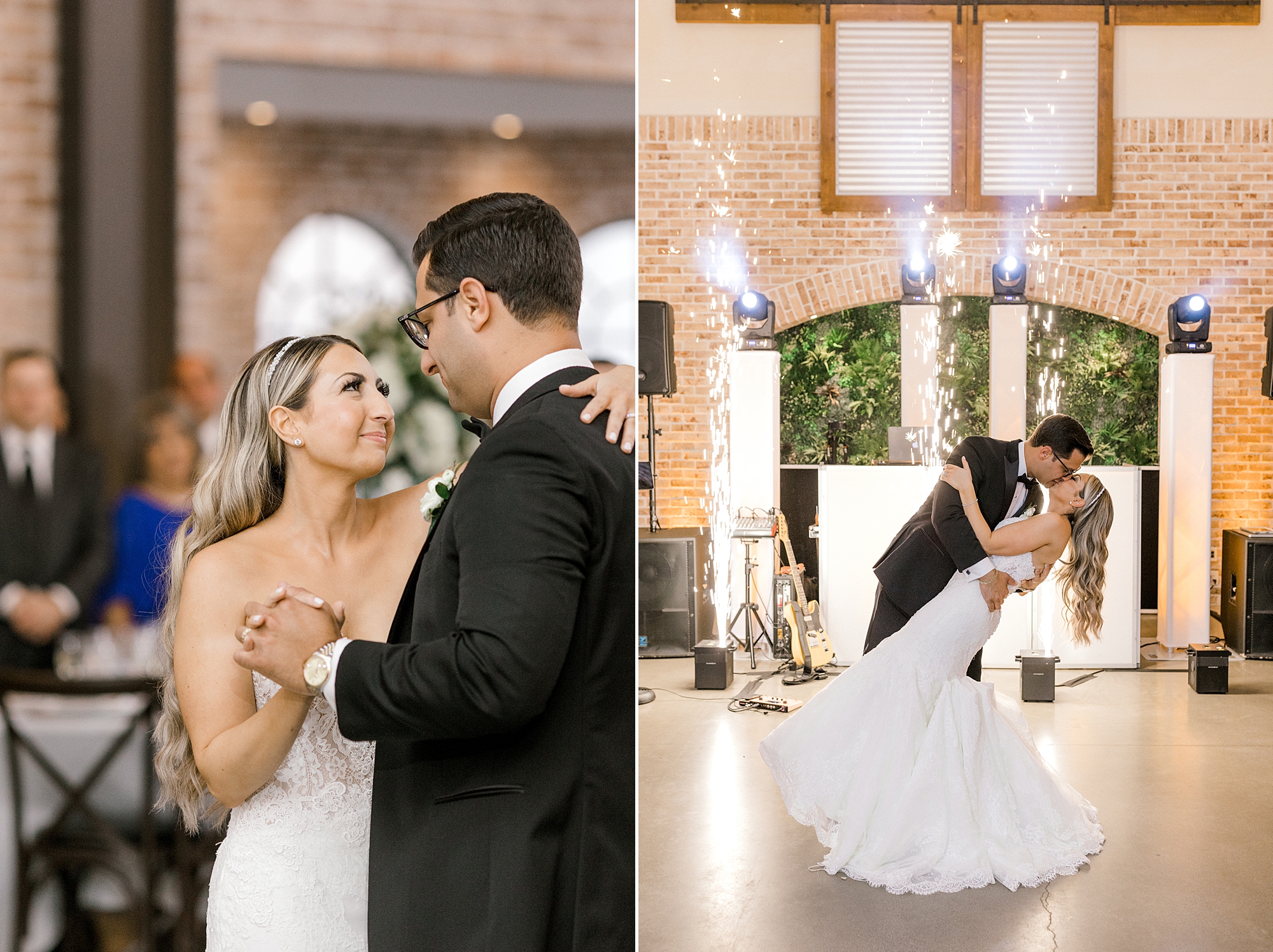 bride and groom have first dance during NJ Wedding reception