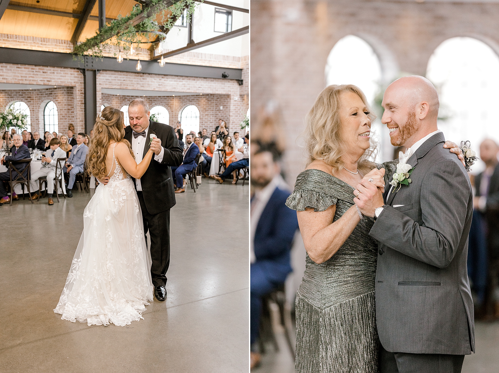 bride and groom have parent dances during NJ wedding reception