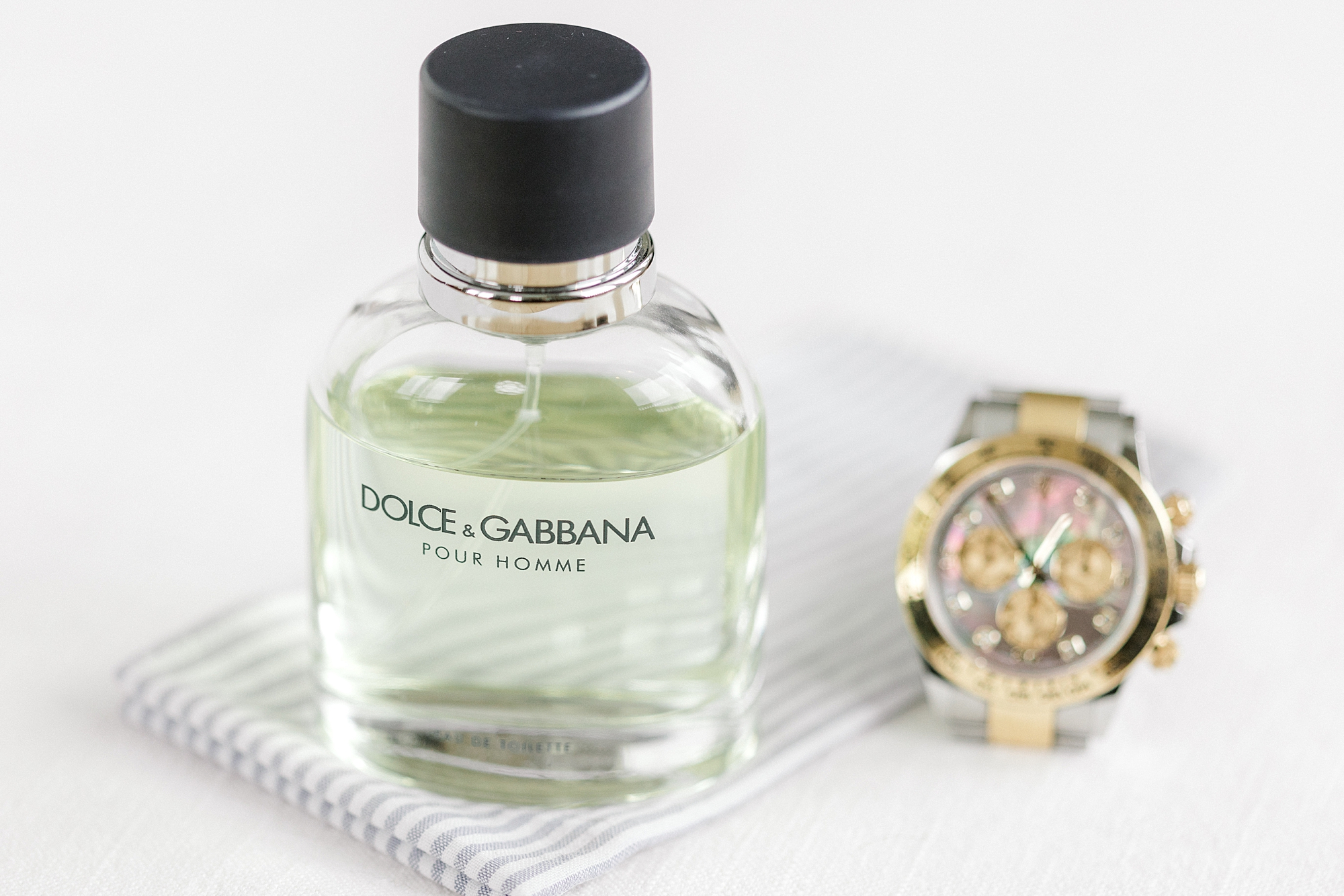 groom's cologne and watch for Long Beach Island wedding